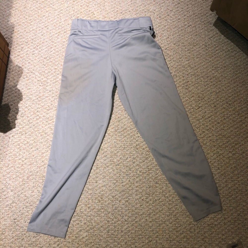 Grey Nike Baseball Pants - Picture 2 of 2